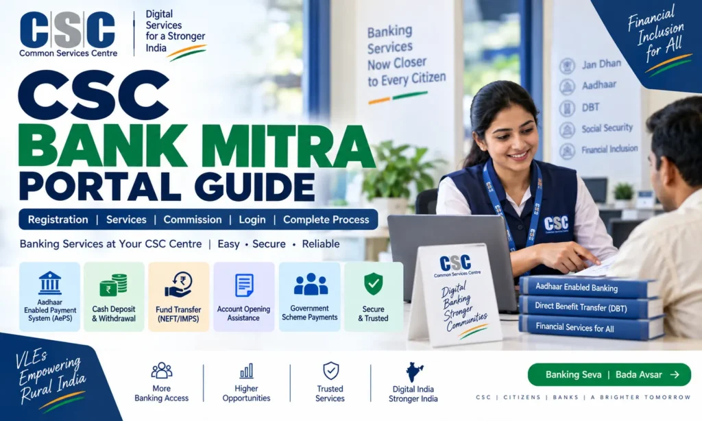 csc bank mitra portal