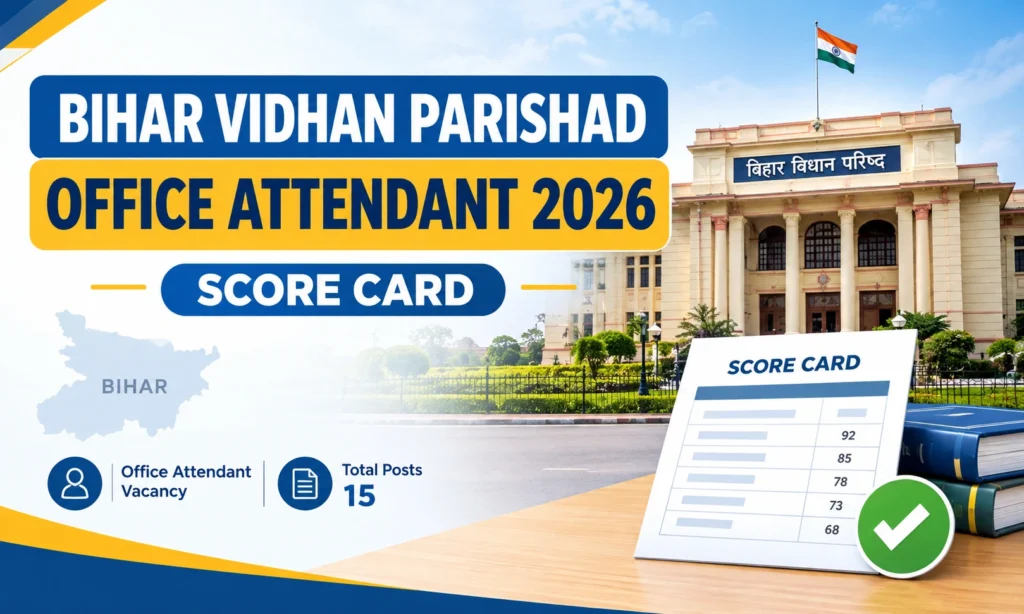 bihar vidhan parishad office attendant